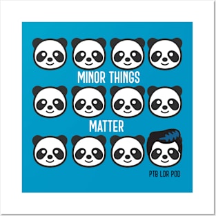 Minor Things Matter - Kids Panda Posters and Art